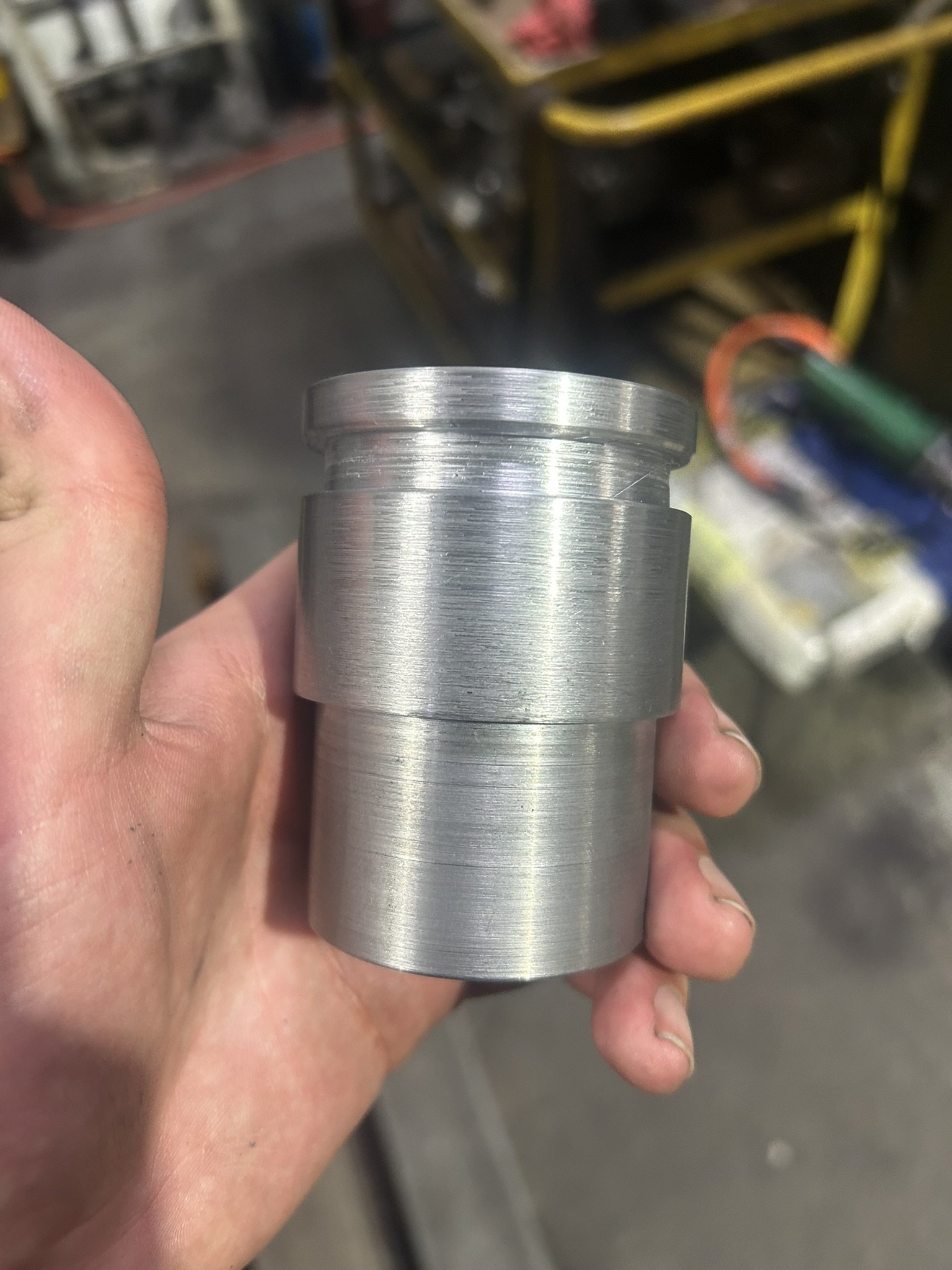 Stepped diameters turned to print