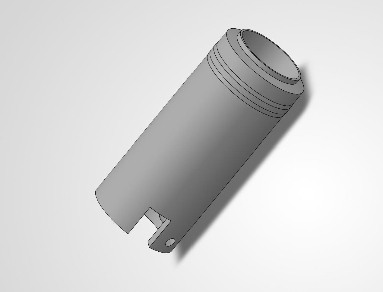 Slotted cylinder
