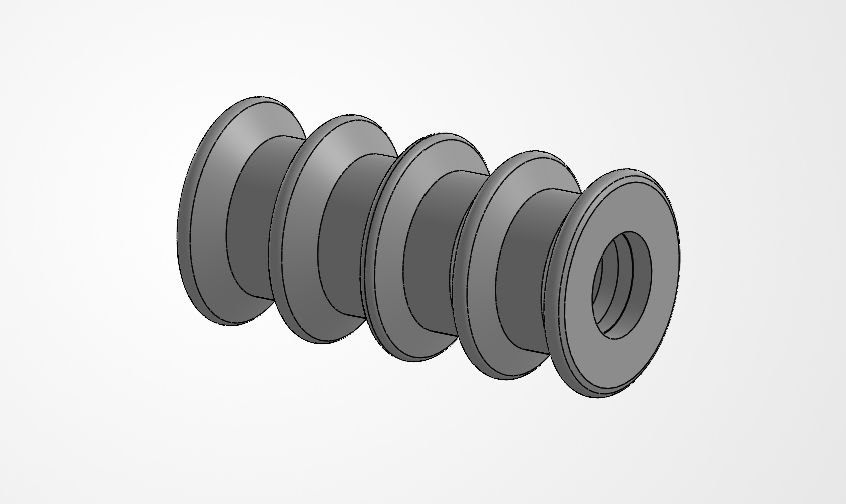 Grooved spool