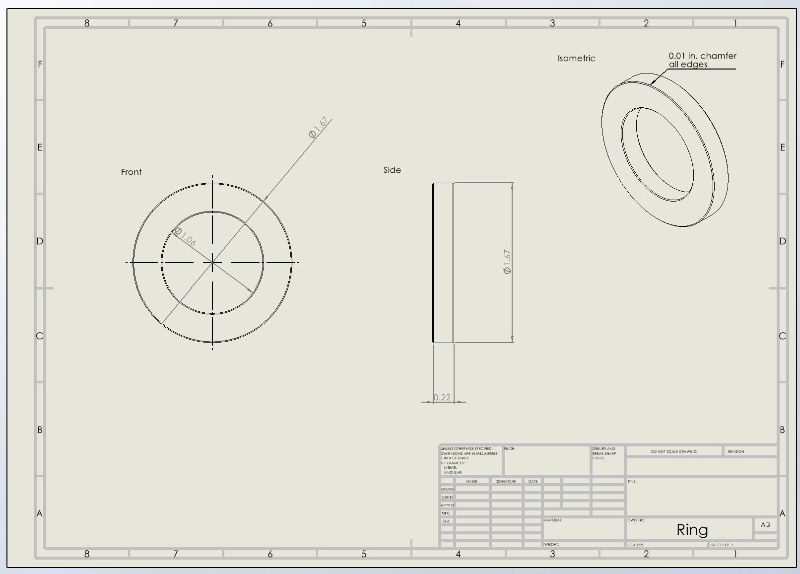 Ring drawing
