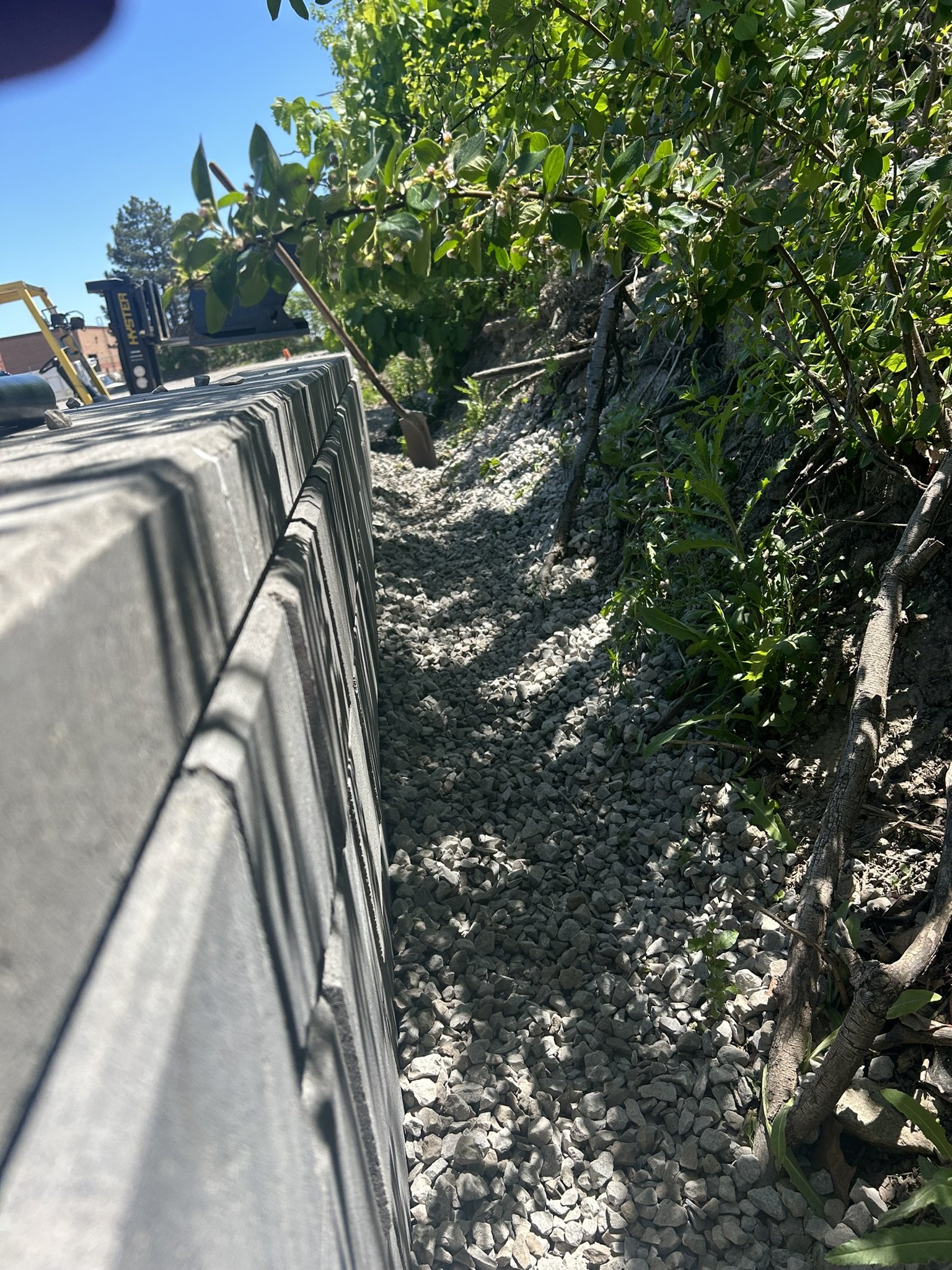 Along the slope