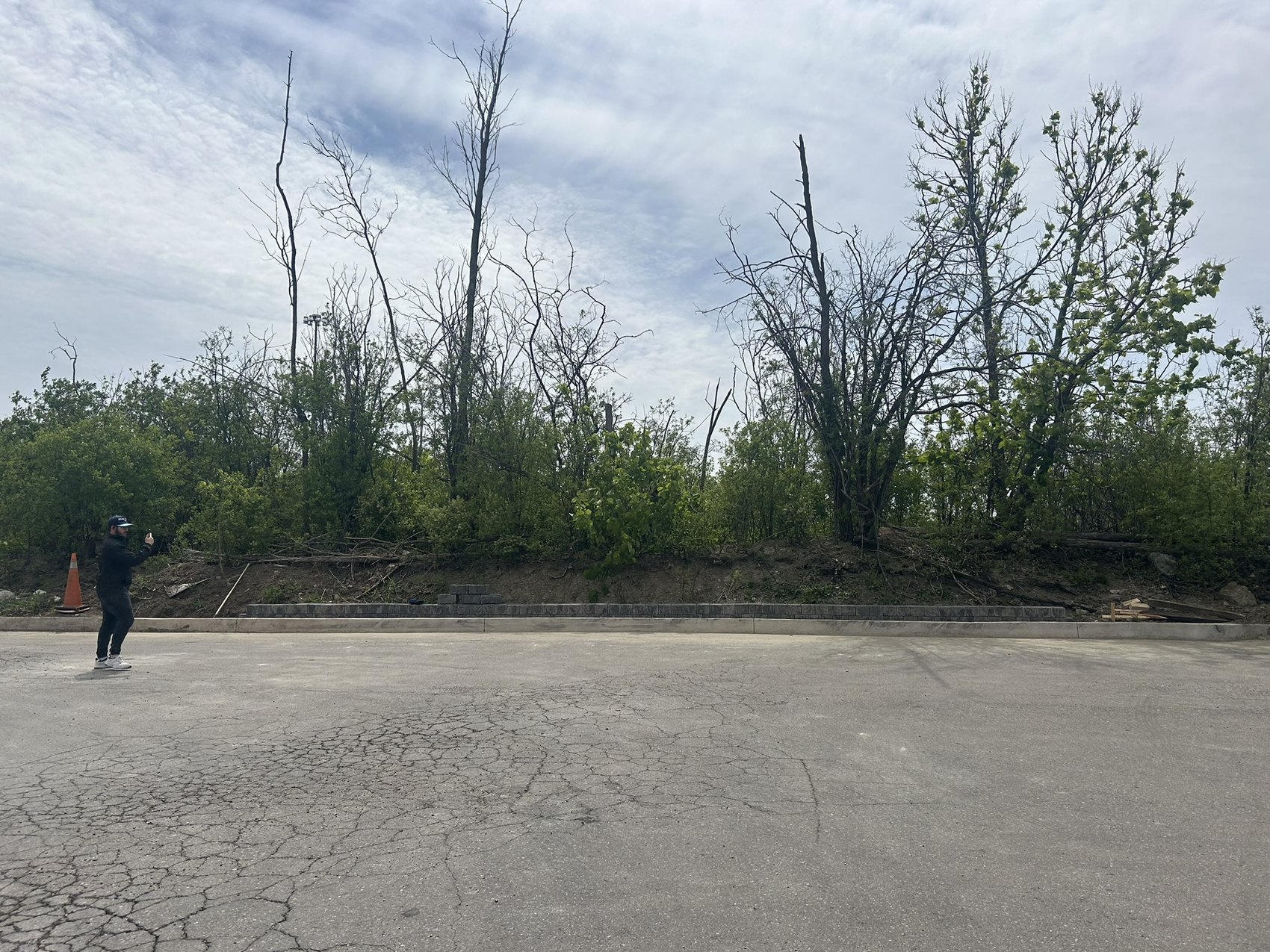 Site before the wall